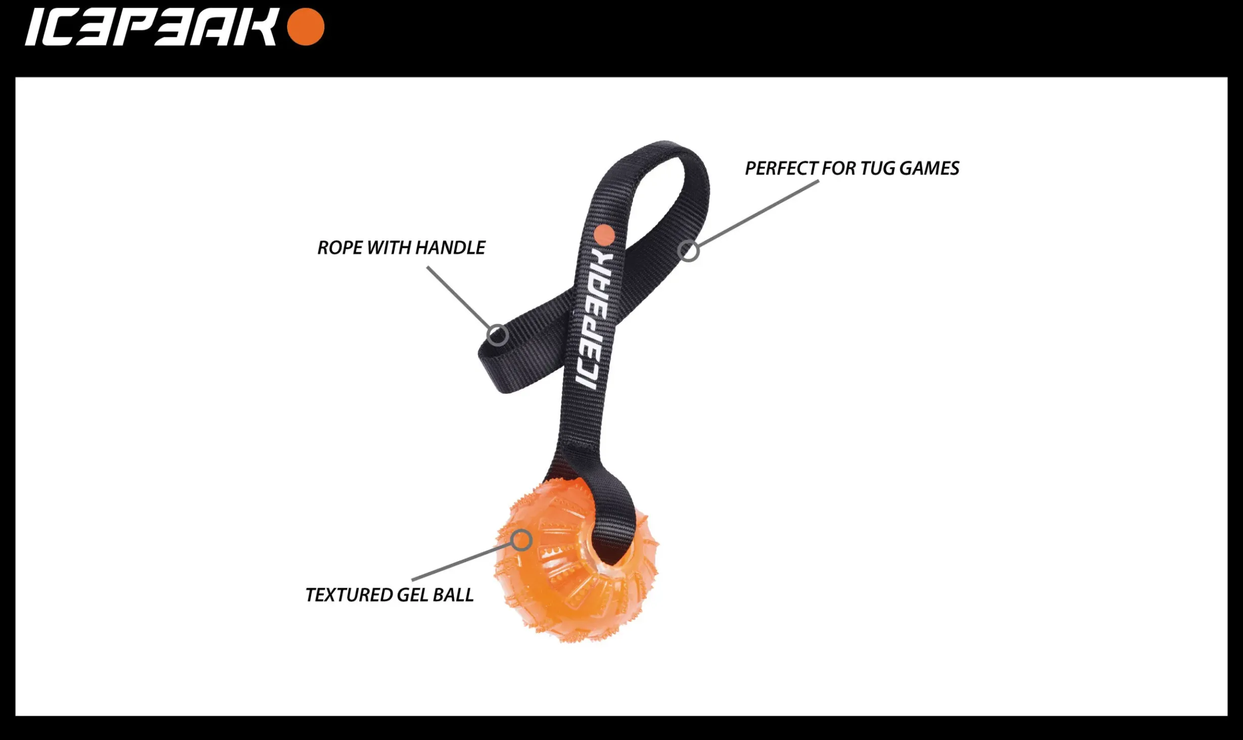 Online ICEPEAK PET Gel ball with handle