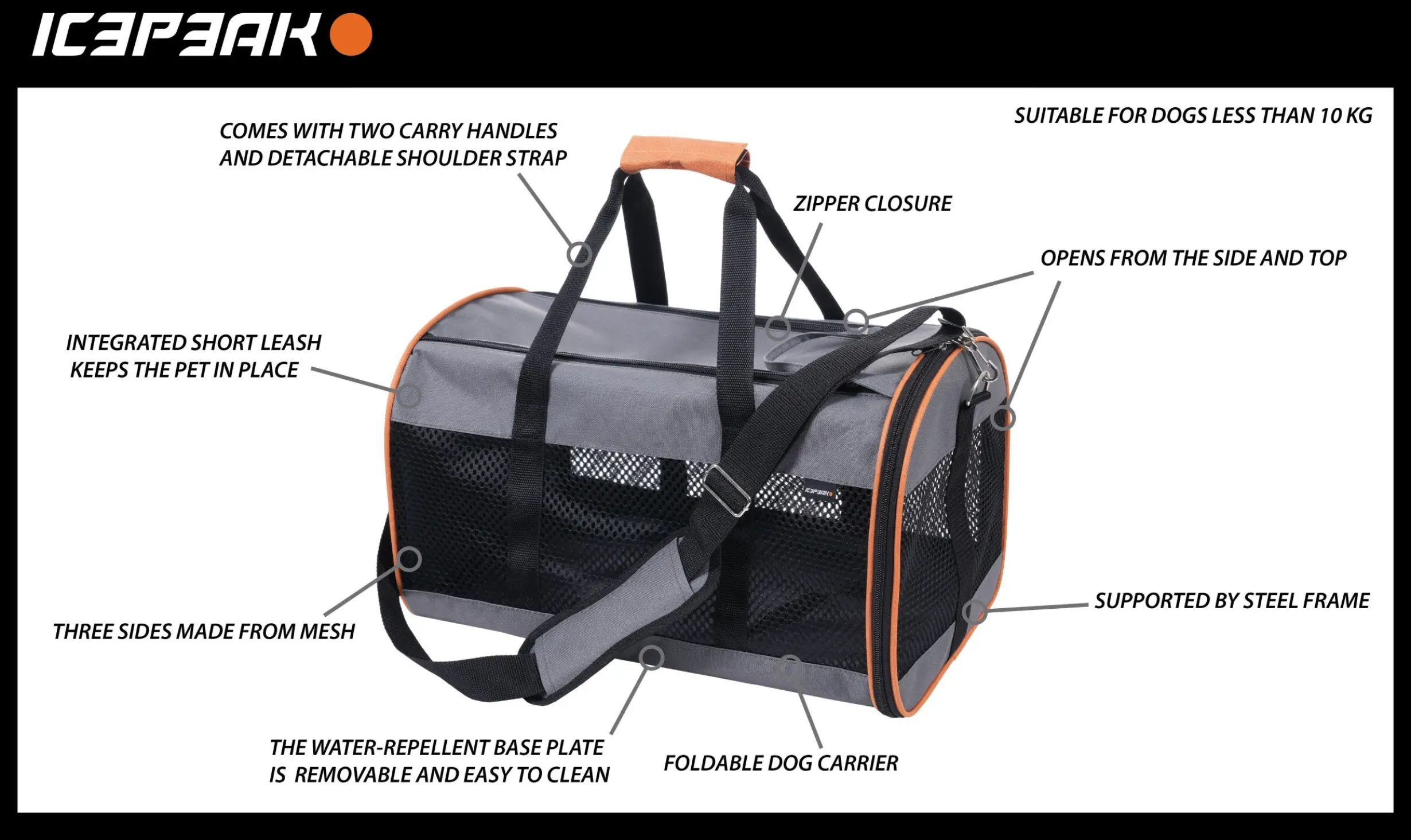 Discount ICEPEAK PET Tour Carry-On Bag