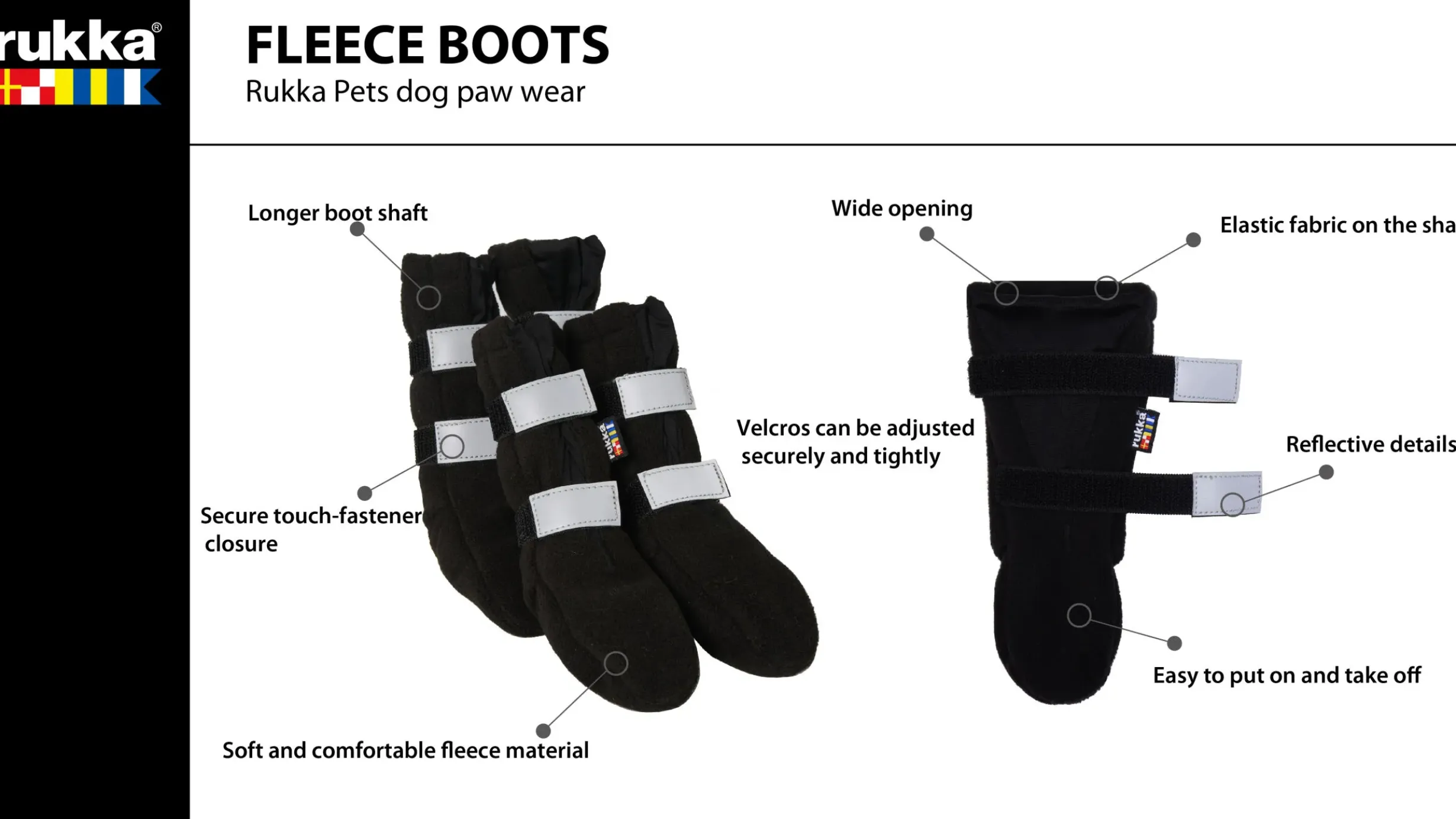 Hot RUKKA PETS Fleece boots pcs