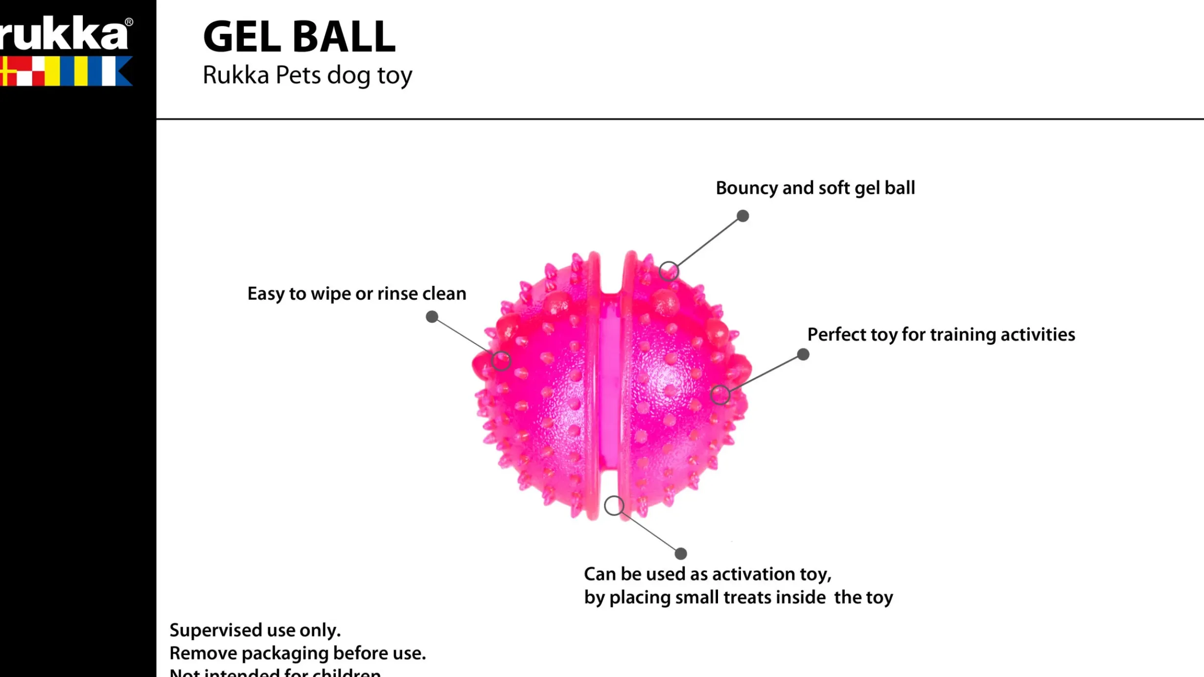 Hot RUKKA PETS Gel Ball