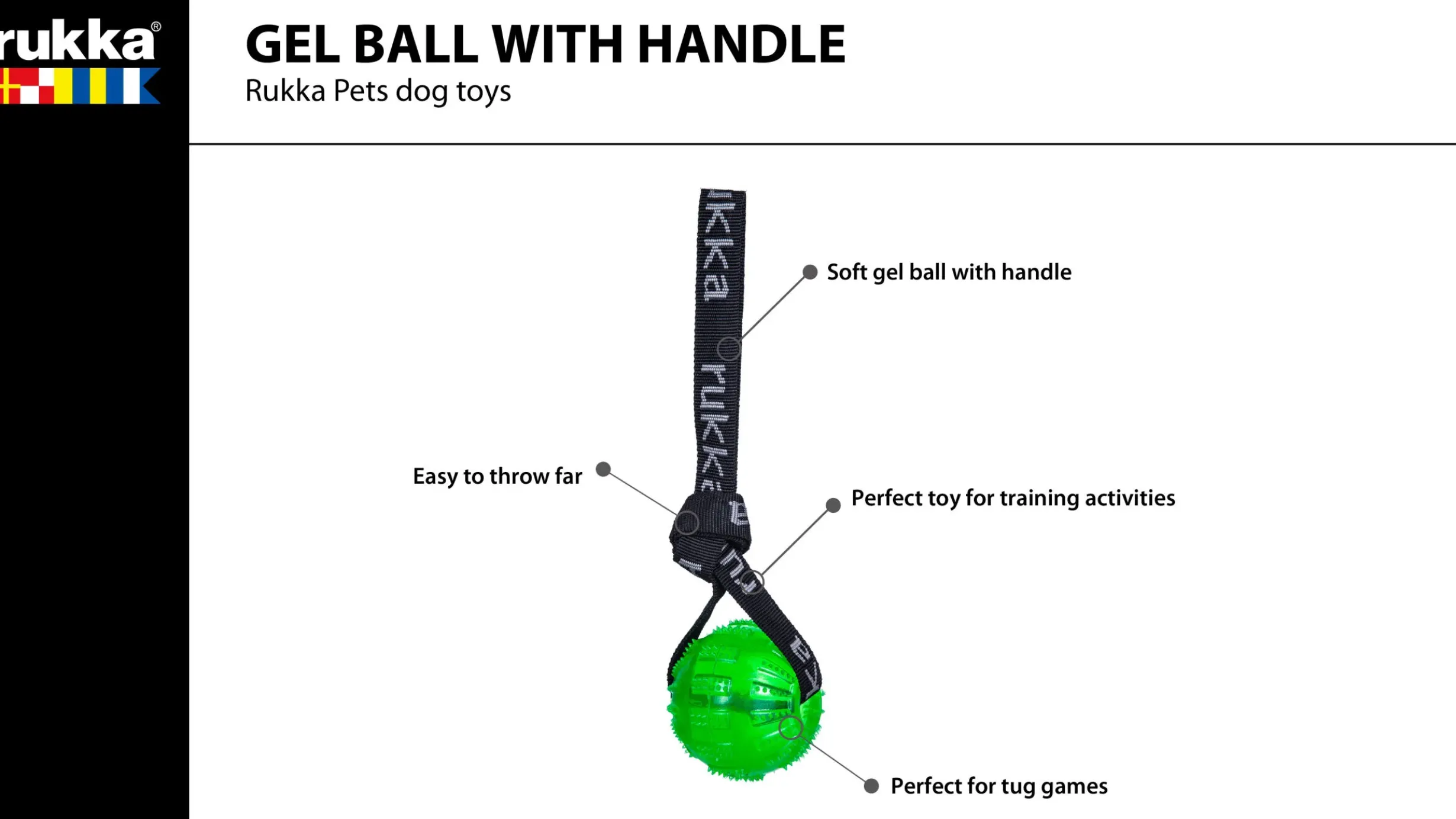 Sale RUKKA PETS Gel ball with handle