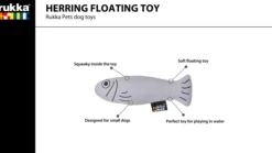 Clearance RUKKA PETS Herring Floating Toy