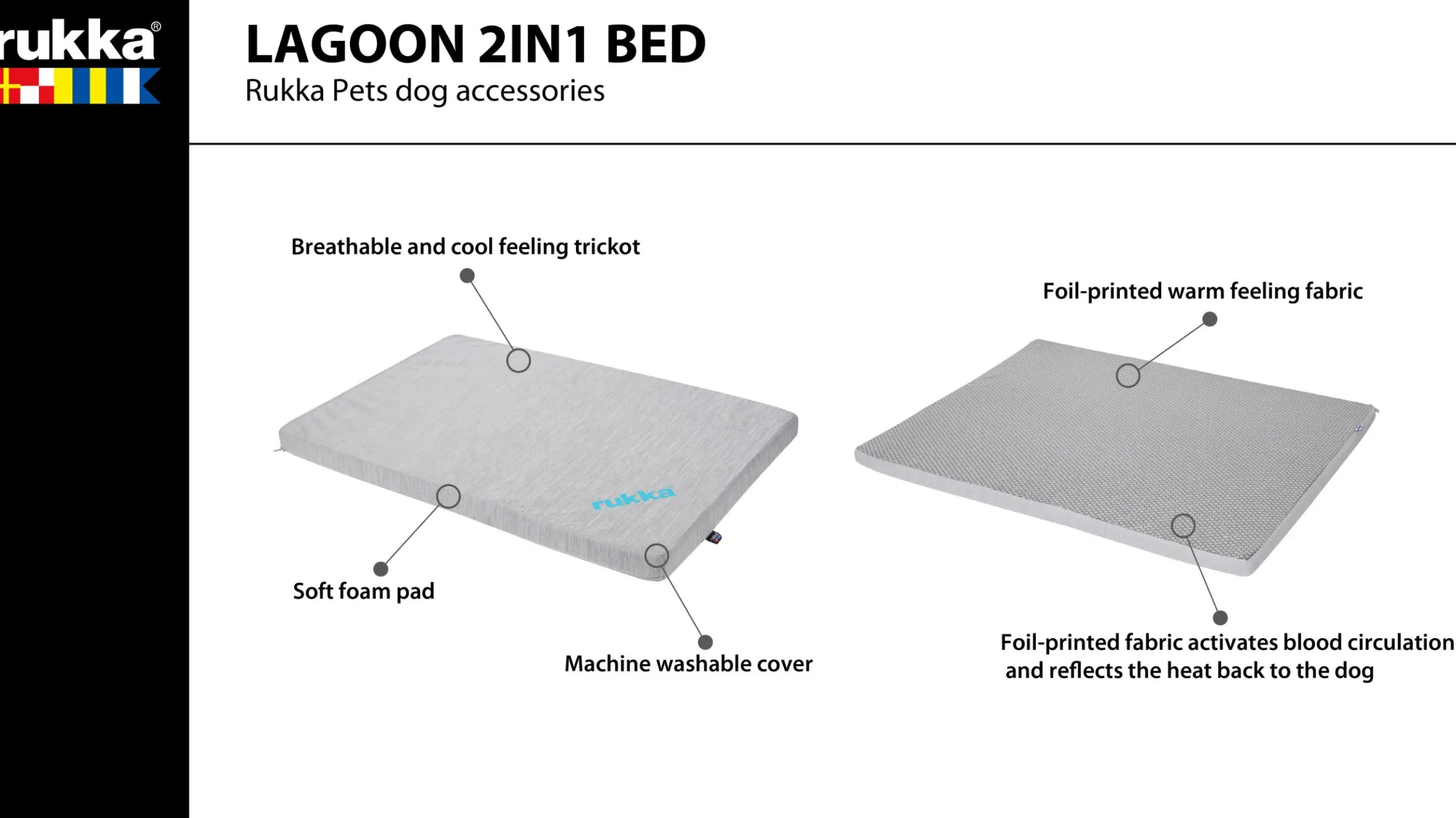 Clearance RUKKA PETS agoon2in1 Bed