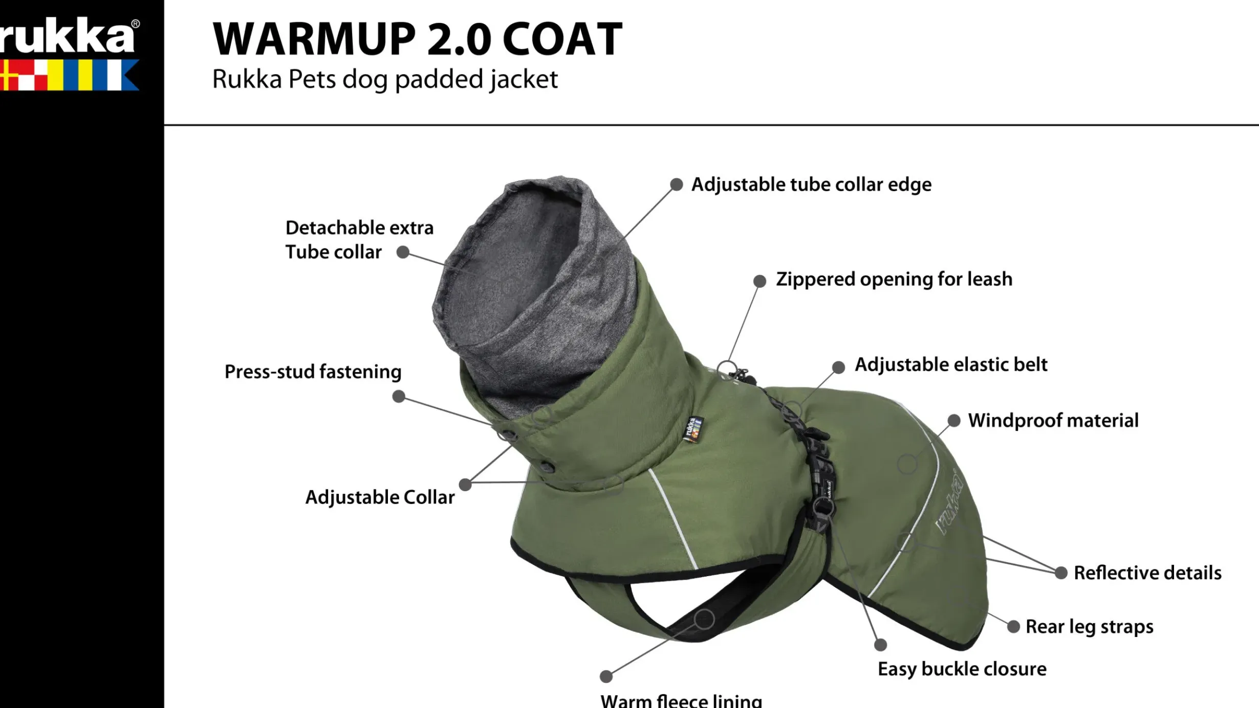 RUKKA PETS Warmup 2.0 coat